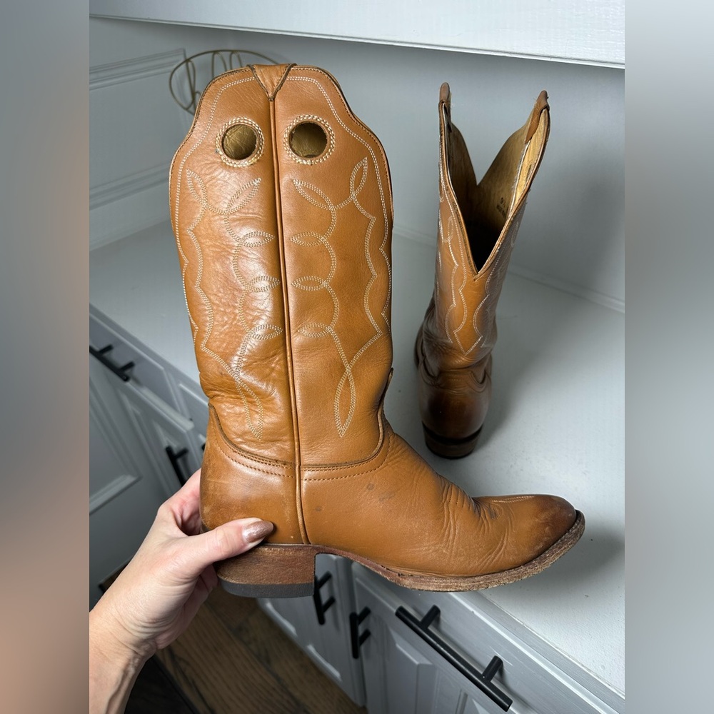 Idyllwind Western Cowboy Boots Tan Leather Embroidered Cowgirl Women’s 9.5B - Picture 8 of 10